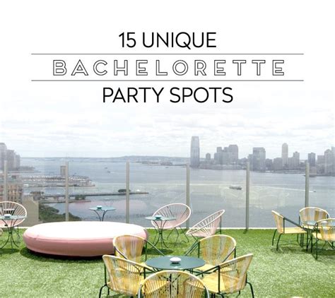 suggestions for bachelorette party venues.
